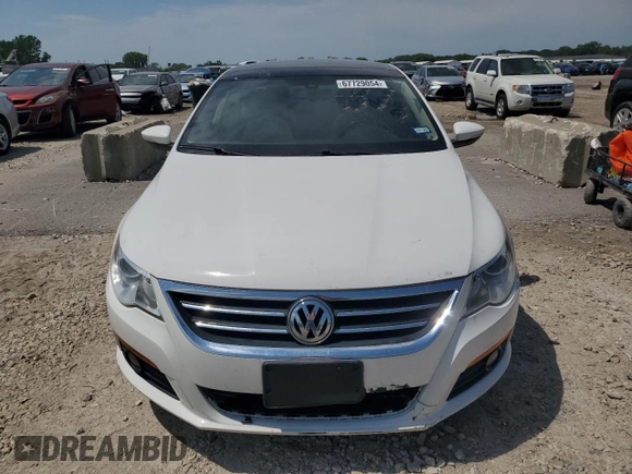 2012 Volkswagen CC Lux Limited with VIN WVWHN7AN9CE547959, listed as a Copart auction lot 67729054 with 168,566 mi miles and Salvage Title. Bid and sale history available at carsss.com. Image 5.