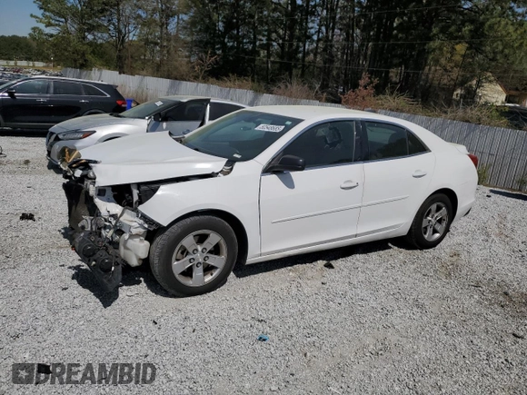2016 Chevrolet Malibu LS with VIN 1G11B5SA7GF122582, listed as a Copart auction lot 50548685 with 221,472 mi miles and Salvage Title. Bid and sale history available at DreamBid. Image 1.