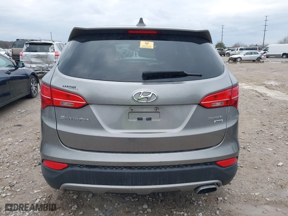 2013 Hyundai Santa Fe Sport with VIN 5XYZTDLB9DG065805, listed as a IAAI auction lot 41838398 with 103,436 mi miles. Bid and sale history available at carsss.com. Image 16.