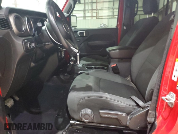 2019 Jeep Wrangler Unlimited Sport S with VIN 1C4HJXDG2KW646608, listed as a Copart auction lot 58535105 with 111,230 mi miles and Salvage title. Bid and sale history available at DreamBid. Image 7.