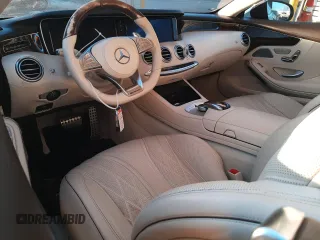 2016 Mercedes-Benz S 63 AMG with VIN WDDXJ7JB3GA012416, listed as a Copart auction lot 89307605 with Not Provided miles and Salvage Title. Bid and sale history available at DreamBid. Image 8.