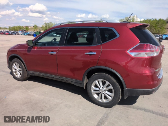 2015 Nissan Rogue SV with VIN KNMAT2MV4FP509263, listed as a Copart auction lot 56246435 with 108,725 mi miles and Clean Title. Bid and sale history available at DreamBid. Image 2.