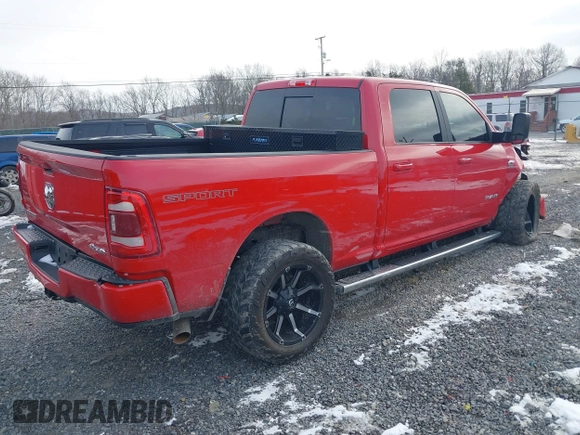 2022 Ram 2500 Big Horn with VIN 3C6UR5DL9NG129695, listed as a IAAI auction lot 41566499 with 50,162 mi miles. Bid and sale history available at carsss.com. Image 4.