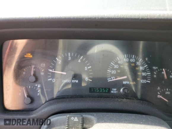 2001 Jeep Cherokee Sport with VIN 1J4FF48S51L548933, listed as a Copart auction lot 60962095 with 175,352 mi miles and Clean title. Bid and sale history available at DreamBid. Image 9.