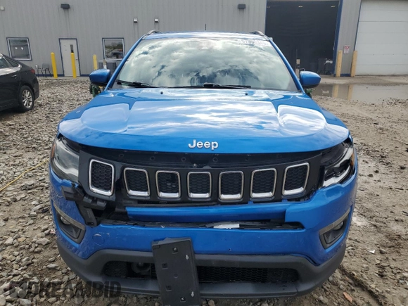2018 Jeep Compass Altitude with VIN 3C4NJDBB1JT393536, listed as a Copart auction lot 57958345 with 67,612 mi miles and Clean title. Bid and sale history available at DreamBid. Image 5.