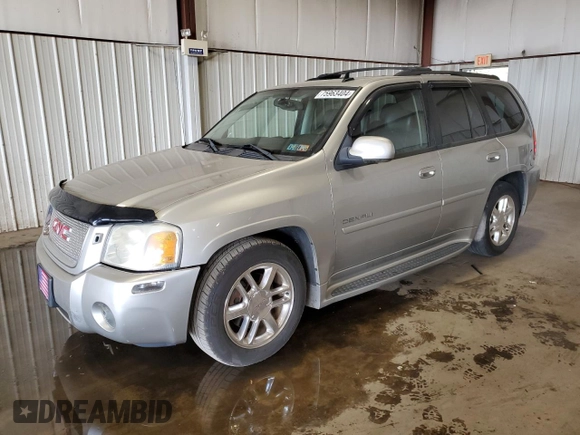 2008 GMC Envoy Denali with VIN 1GKET63M682243721, listed as a Copart auction lot 75963404 with 163,178 mi miles and Salvage Title. Bid and sale history available at DreamBid. Image 1.