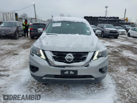 2017 Nissan Pathfinder SV z VIN 5N1DR2MN2HC687013, wystawiony jako IAAI lot #41362733 z przebiegiem 129 832 mil mil oraz . Historia ofert i sprzedaży dostępna na DreamBid. Obrazek 12.