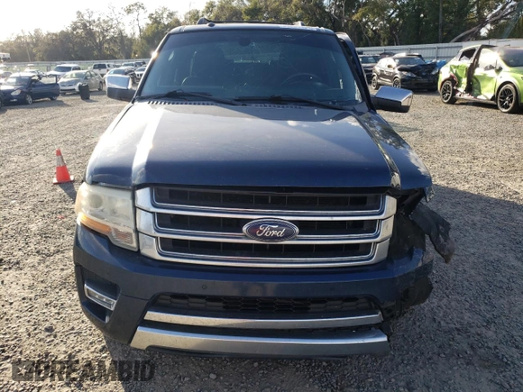 2015 Ford Expedition EL Platinum with VIN 1FMJK1LT7FEF49356, listed as a Copart auction lot 85204984 with 214,436 mi miles and Salvage Title. Bid and sale history available at carsss.com. Image 5.
