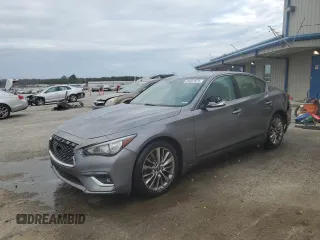 2019 Infiniti Q50 Luxe с VIN JN1EV7ARXKM552889, выставлен на аукционе Copart как лот 85881674 с пробегом 58 128 миль миль и Списание • Salvage title. История ставок и продаж доступна на DreamBid. Изображение 1.