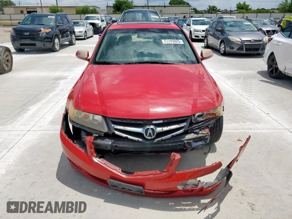 2006 Acura TSX with VIN JH4CL96806C016467, listed as a Copart auction lot 57245025 with 166,917 mi miles and Salvage title. Bid and sale history available at DreamBid. Image 5.