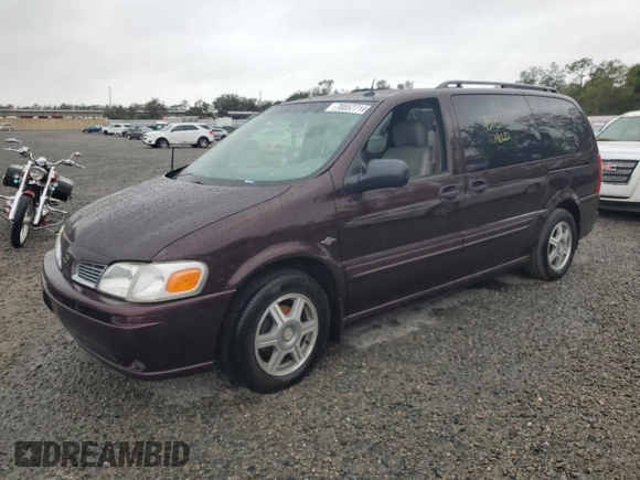 2004 Oldsmobile Silhouette Premiere Edition z VIN 1GHDX13E44D228716, wystawiony jako Copart lot #78857714 z przebiegiem Nie podano mil oraz Szkoda całkowita • Salvage title. Historia ofert i sprzedaży dostępna na DreamBid. Obrazek 1.
