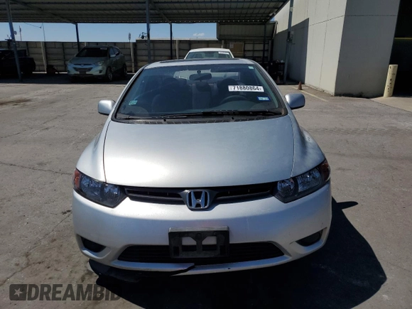 2007 Honda Civic Cpe EX with VIN 2HGFG12857H508261, listed as a Copart auction lot 71880864 with 196,927 mi miles and Salvage Title. Bid and sale history available at carsss.com. Image 5.