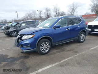 2018 Nissan Rogue SV with VIN KNMAT2MV3JP608181, listed as a IAAI auction lot 41706177 with 102,556 mi miles. Bid and sale history available at carsss.com. Image 16.