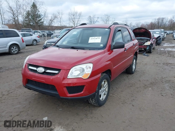 2010 Kia Sportage LX with VIN KNDKGCA32A7701050, listed as a IAAI auction lot 41923879 with 178,614 mi miles and . Bid and sale history available at carsss.com. Image 17.