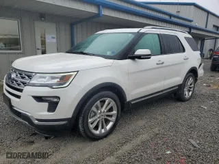 2018 Ford Explorer Limited with VIN 1FM5K7FH4JGA02019, listed as a Copart auction lot 44751085 with 50,534 mi miles and Salvage Title. Bid and sale history available at carsss.com. Image 1.
