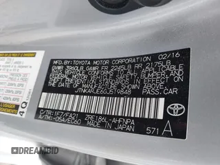 2016 Scion iM z VIN JTNKARJE6GJ519848, wystawiony jako IAAI lot #41731418 z przebiegiem 87 825 mil mil oraz . Historia ofert i sprzedaży dostępna na DreamBid. Obrazek 9.