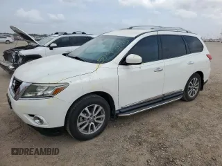 2014 Nissan Pathfinder Platinum z VIN 5N1AR2MNXEC714411, wystawiony jako Copart lot #57431815 z przebiegiem 77 738 mil mil oraz Czysty tytuł • Clean title. Historia ofert i sprzedaży dostępna na DreamBid. Obrazek 1.