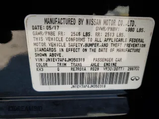 2018 Infiniti Q50 Sport with VIN JN1EV7AP4JM350319, listed as a Copart auction lot 43225935 with 97,332 mi miles and Salvage Title. Bid and sale history available at carsss.com. Image 12.