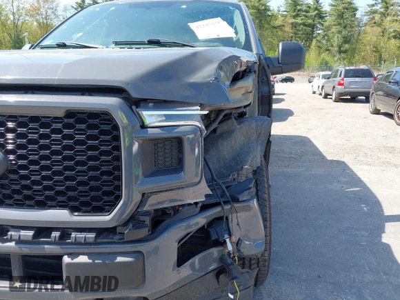 2018 Ford F-150 XL with VIN 1FTEW1EP6JFE00496, listed as a IAAI auction lot 42247235 with 76,858 mi miles and . Bid and sale history available at DreamBid. Image 18.