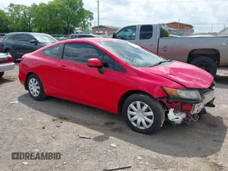 2012 Honda Civic Cpe LX with VIN 2HGFG3B54CH520915, listed as a IAAI auction lot 42155523 with 202,291 mi miles. Bid and sale history available at carsss.com. Image 1.