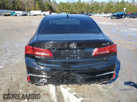 2018 Acura TLX w/Technology Pkg with VIN 19UUB2F58JA001811, listed as a Copart auction lot 88513985 with 85,058 mi miles and Salvage Title. Bid and sale history available at carsss.com. Image 6.