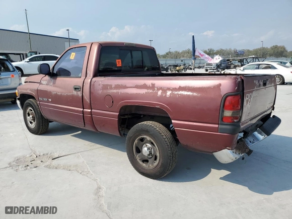 2000 Dodge Ram 1500 Work Special with VIN 1B7HC16X2YS531673, listed as a Copart auction lot 45079945 with 216,631 mi miles and Salvage Title. Bid and sale history available at carsss.com. Image 2.
