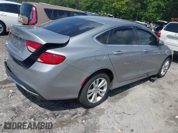 2015 Chrysler 200 Limited with VIN 1C3CCCABXFN503136, listed as a IAAI auction lot 42133998 with 96,313 mi miles and . Bid and sale history available at DreamBid. Image 4.