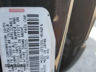 2002 Lexus GS 300 z VIN JT8BD69SX20157525, wystawiony jako Copart lot #57838795 z przebiegiem 231 036 mil mil oraz Szkody całkowita. Historia ofert i sprzedaży dostępna na DreamBid. Obrazek 13.