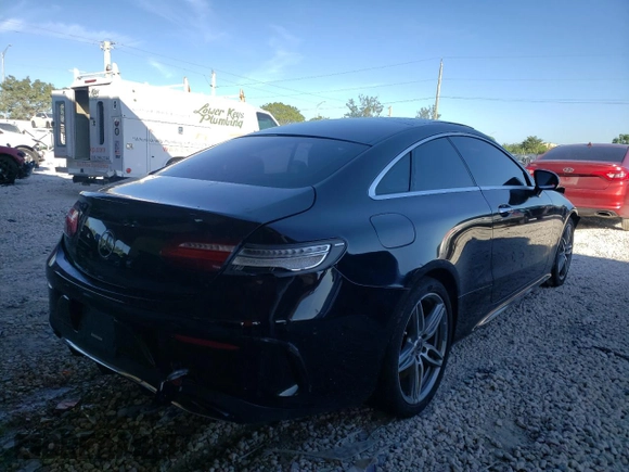 2018 Mercedes-Benz E-Class E 400 with VIN WDD1J6FB5JF033240, listed as a Copart auction lot 65233772 with 51,197 mi miles. Bid and sale history available at carsss.com. Image 4.