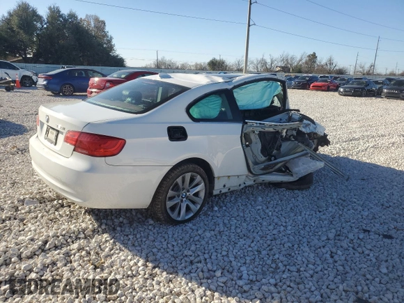 2012 BMW 3 Series 328i xDrive with VIN WBAKF5C57CE657443, listed as a Copart auction lot 86996024 with 0 mi miles and Salvage Title. Bid and sale history available at carsss.com. Image 3.