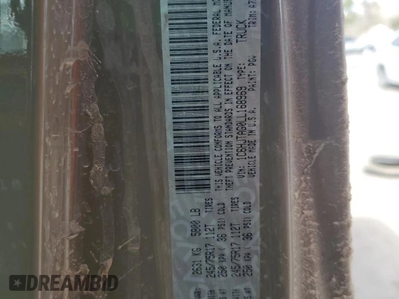 2020 Jeep Gladiator Sport S z VIN 1C6HJTAG0LL168969, wystawiony jako Copart lot #44028815 z przebiegiem 67 810 mil mil oraz Szkoda całkowita • Salvage title. Historia ofert i sprzedaży dostępna na DreamBid. Obrazek 13.