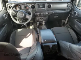 2023 Jeep Wrangler Willys Sport with VIN 1C4HJXDM6PW583932, listed as a Copart auction lot 75165174 with 7,624 mi miles and Salvage title. Bid and sale history available at DreamBid. Image 8.