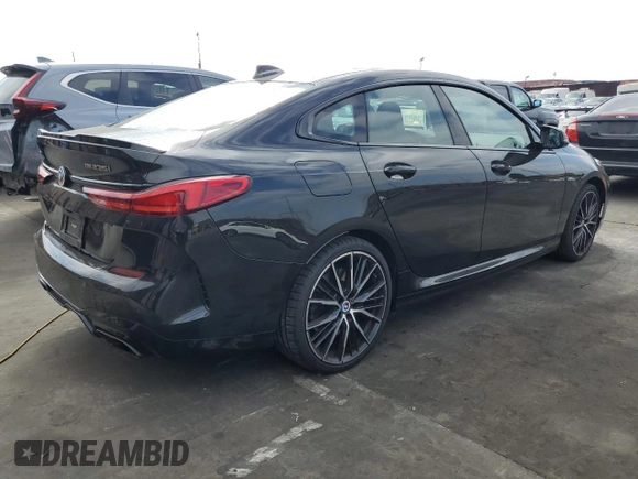 2022 BMW 2 Series M235i xDrive with VIN WBA13AL04N7L11603, listed as a Copart auction lot 67852563 with 5,828 mi miles. Bid and sale history available at carsss.com. Image 3.
