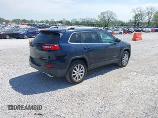 2015 Jeep Cherokee Limited z VIN 1C4PJMDS0FW551615, wystawiony jako IAAI lot #42080944 z przebiegiem 175 793 mil mil oraz . Historia ofert i sprzedaży dostępna na DreamBid. Obrazek 4.