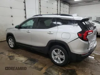 2022 GMC Terrain SLE with VIN 3GKALTEV3NL249523, listed as a Copart auction lot 56472945 with 27,620 mi miles and Salvage title. Bid and sale history available at DreamBid. Image 2.