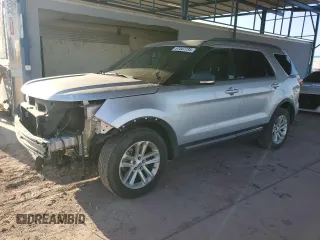 2017 Ford Explorer XLT with VIN 1FM5K7D89HGA75951, listed as a Copart auction lot 57447735 with 101,858 mi miles and Salvage title. Bid and sale history available at DreamBid. Image 1.