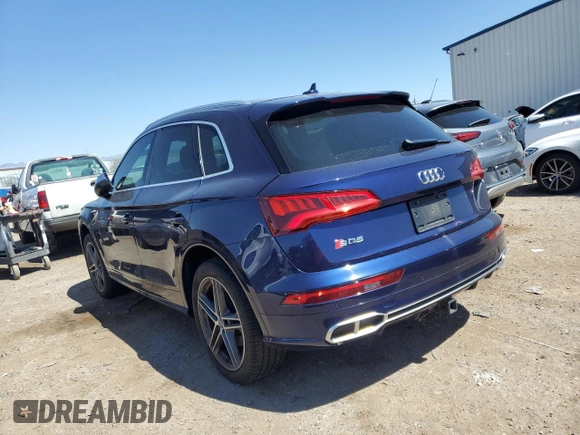 2018 Audi SQ5 with VIN WA1C4BFY9J2036019, listed as a Copart auction lot 71321774 with 70,364 mi miles and Salvage Title. Bid and sale history available at DreamBid. Image 2.