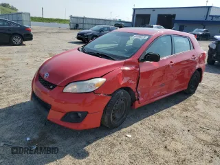 2009 Toyota Matrix S with VIN 2T1KE40E89C021095, listed as a Copart auction lot 60088075 with 184,847 mi miles and Salvage title. Bid and sale history available at DreamBid. Image 1.