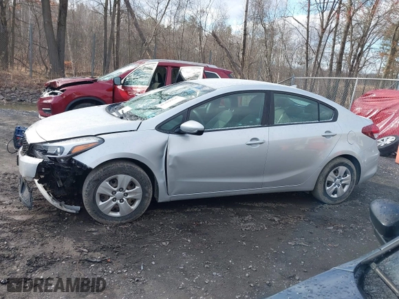 2018 Kia Forte LX with VIN 3KPFK4A74JE167784, listed as a IAAI auction lot 41969966 with 76,521 mi miles. Bid and sale history available at carsss.com. Image 14.