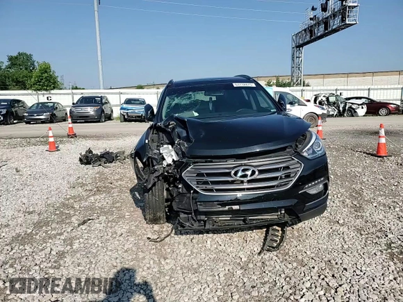 2018 Hyundai Santa Fe 2.4L with VIN 5XYZUDLB9JG512111, listed as a Copart auction lot 63132875 with 58,705 mi miles and Salvage title. Bid and sale history available at DreamBid. Image 15.