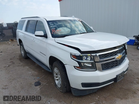 2015 Chevrolet Suburban LT with VIN 1GNSCJKC9FR702598, listed as a IAAI auction lot 41909771 with 150,206 mi miles and . Bid and sale history available at DreamBid. Image 1.