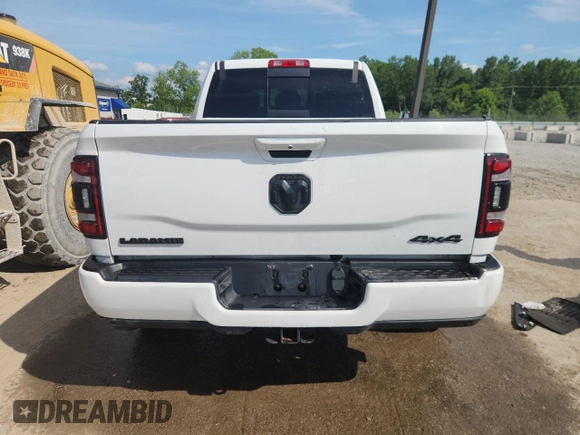 2019 Ram 2500 Laramie with VIN 3C6UR5NL0KG703482, listed as a Copart auction lot 61204515 with 109,720 mi miles and Salvage title. Bid and sale history available at DreamBid. Image 6.