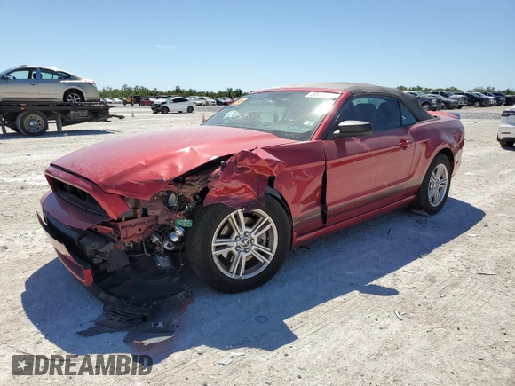 2013 Ford Mustang V6 with VIN 1ZVBP8EM9D5217390, listed as a Copart auction lot 50158865 with 128,928 mi miles and Salvage title. Bid and sale history available at DreamBid. Image 1.
