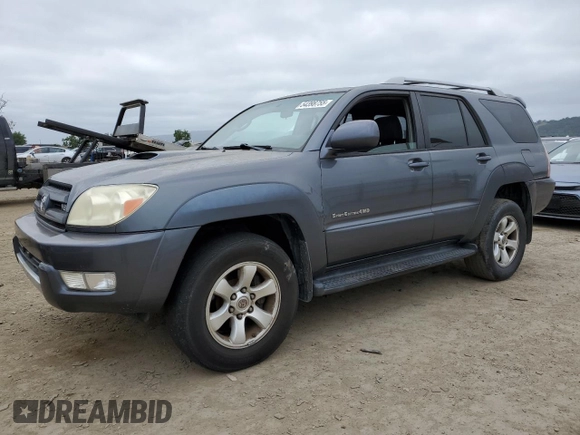 2005 Toyota 4Runner SR5 with VIN JTEBT14RX50056416, listed as a Copart auction lot 54398755 with 263,666 mi miles and Clean Title. Bid and sale history available at DreamBid. Image 1.