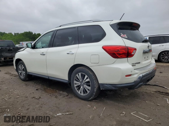 2018 Nissan Pathfinder SV with VIN 5N1DR2MM9JC606201, listed as a Copart auction lot 57344915 with 112,299 mi miles and Salvage title. Bid and sale history available at DreamBid. Image 2.