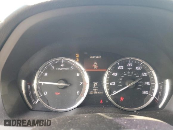 2014 Acura MDX with VIN 5FRYD4H22EB011268, listed as a Copart auction lot 55961295 with 203,478 mi miles and Salvage title. Bid and sale history available at DreamBid. Image 9.