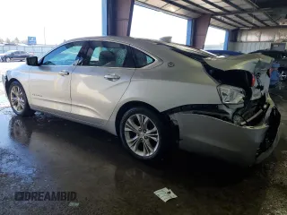 2015 Chevrolet Impala LT with VIN 2G1115SLXF9234420, listed as a Copart auction lot 41874655 with 130,669 mi miles and Salvage Title. Bid and sale history available at DreamBid. Image 2.