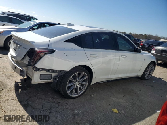 2020 Cadillac CT5 Sport z VIN 1G6DP5RKXL0151336, wystawiony jako Copart lot #45274735 z przebiegiem 55 562 mil mil oraz Szkoda całkowita • Salvage title. Historia ofert i sprzedaży dostępna na DreamBid. Obrazek 3.