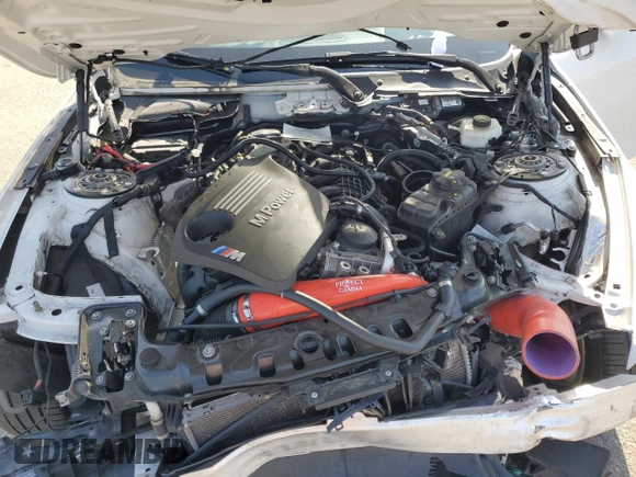 2015 BMW M4 with VIN WBS3R9C52FK333854, listed as a Copart auction lot 55025564 with 0 mi miles and Salvage Title. Bid and sale history available at carsss.com. Image 11.