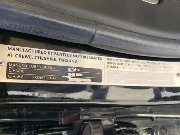 2014 Bentley Flying Spur z VIN SCBEC9ZA2EC095912, wystawiony jako Copart lot #51672955 z przebiegiem 42 555 mil mil oraz Szkoda całkowita • Salvage title. Historia ofert i sprzedaży dostępna na DreamBid. Obrazek 12.